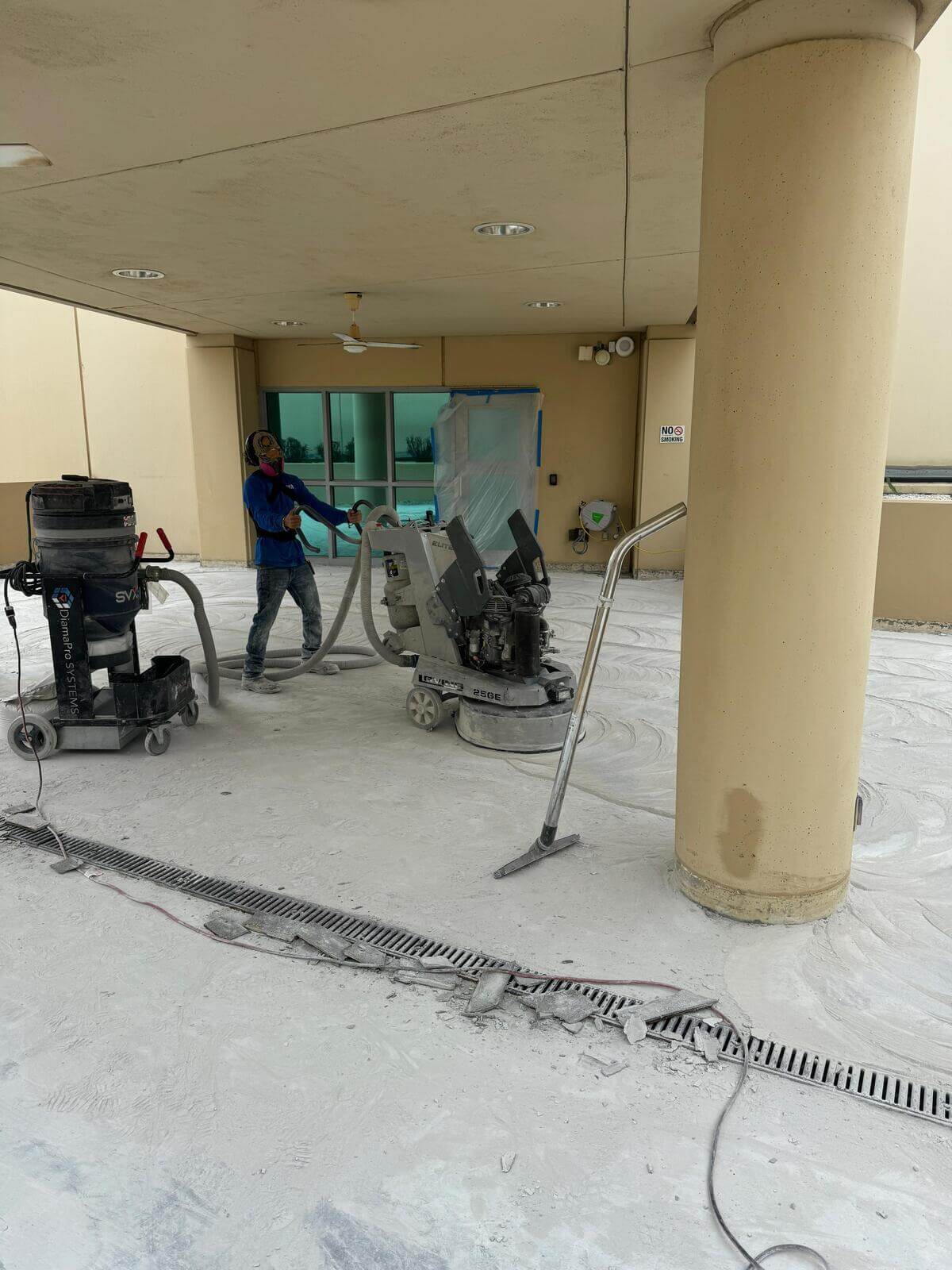 ATL ATCT Exoxy flooring photo 1 before